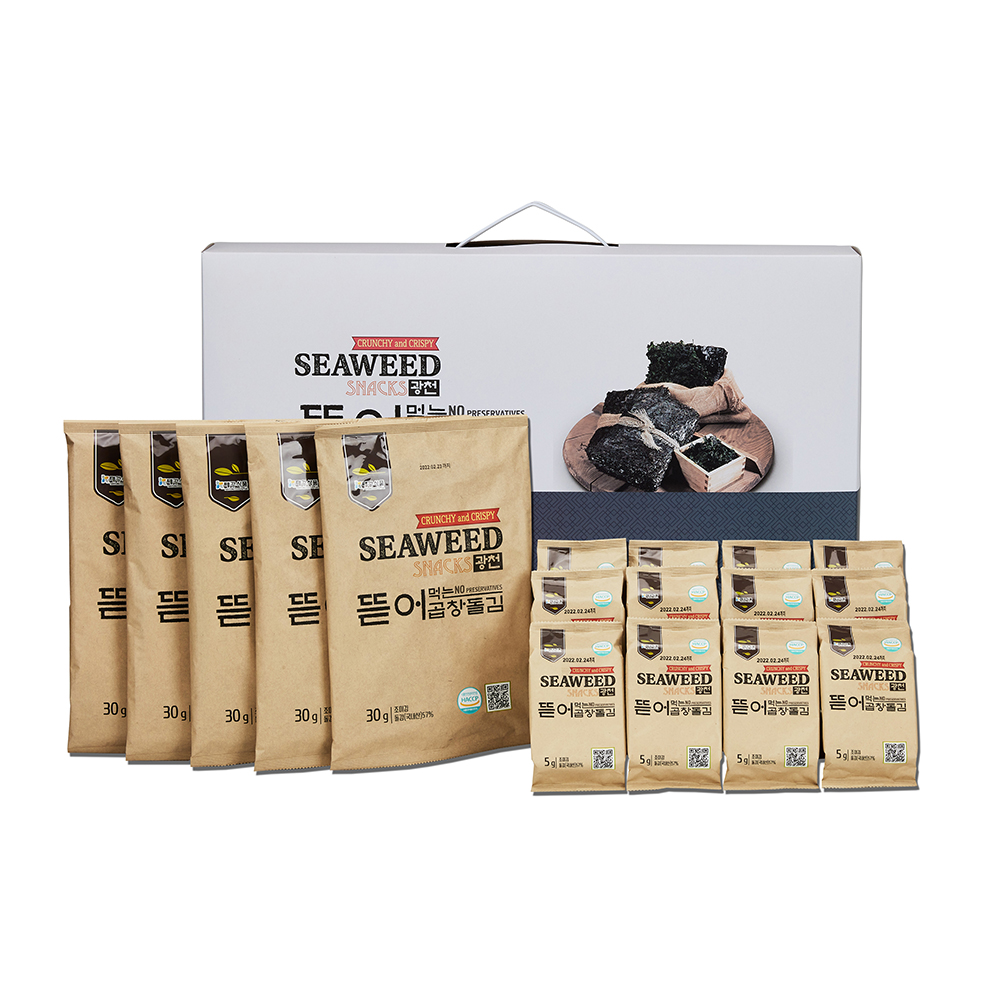 [해울림] 명품 곱창돌김 선물세트 1호